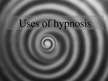 Presentations 'Hypnosis', 7.