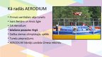 Presentations 'Uzņēmuma "Aerodium" vēja tuneļi', 6.
