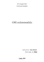 Research Papers 'OSI etalonmodeļi', 1.