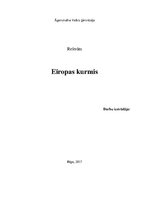 Research Papers 'Eiropas kurmis', 1.