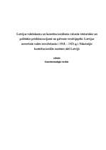 Research Papers 'Latvijas valstiskuma un konstitucionālisma rašanās vēsturiskie un politiskie pri', 1.