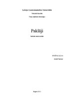 Research Papers 'Paklāji', 1.