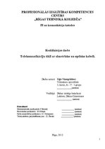 Research Papers 'Telekomunikāciju tīkli ar simetrisko un optisko kabeli', 1.