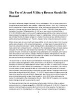 Essays 'Military Drones', 1.