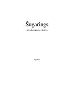Research Papers 'Cukura vaksācija jeb šugarings', 1.