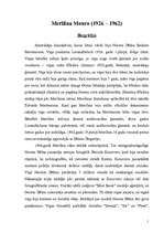 Research Papers 'Merilinas Monro biogrāfija, galvenie fakti un iecienītākās lietas', 1.