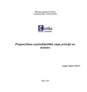 Research Papers 'Prognozēšana uzņēmējdarbībā, etapi, principi un metodes', 1.
