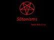 Presentations 'Sātanisms', 1.