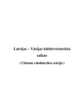 Research Papers 'Latvijas - Vācijas kultūrvēsturiskā saikne', 1.