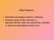 Presentations 'Ārija Karpova. Kreativitāte un individuālais stils', 2.