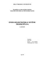 Summaries, Notes 'Energoelektronikas sistēmu projektēšana', 1.