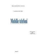 Research Papers 'Mobilie telefoni', 1.