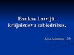 Presentations 'Bankas Latvijā, krājaizdevu sabiedrības', 1.