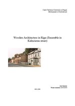 Research Papers 'Wooden Architecture in Riga (Ensemble in Kalnciema Street)', 1.