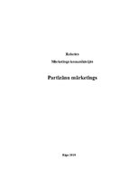 Research Papers 'Partizānu mārketings', 1.