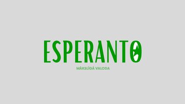 Presentations 'Mākslīgā valoda esperanto', 1.
