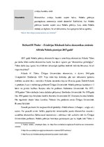 Research Papers 'Nobela prēmija, prēmija ekonomikā, Ričards H.Tālers', 4.