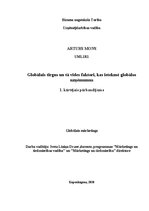 Research Papers 'Globālais tirgus un tā vides faktori, kas ietekmē globālos uzņēmumus', 1.