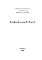 Research Papers 'Iespējamais ugunsgrēks Jelgavā', 1.