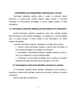Research Papers 'Informācijas sabiedrības veidošanās Latvijā un Eiropā', 7.