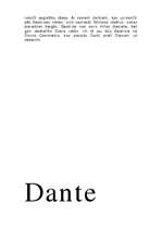 Summaries, Notes 'Dante', 4.