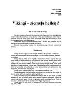 Research Papers 'Vikingi - ziemeļu hellēņi', 1.