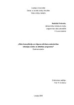 Research Papers 'Vides komunikācija un Jelgavas atkritumu saimniecības situācijas analīze un attī', 1.