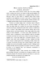 Essays 'Moto nozīme Valtera Skota romānā "Aivenho"', 1.