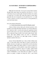 Essays 'Sociālie mediji - instruments uzņēmējdarbības veicināšanai', 1.