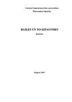 Research Papers 'Bailes un to izpausmes', 1.