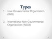 Presentations 'International Organizations', 2.