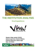 Research Papers 'The Institution Analysis - Viva Expeditions', 1.
