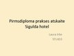 Practice Reports 'Pirmsdiplomdarba prakses atskaite "Sigulda hotel"', 23.