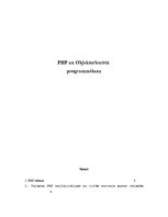 Research Papers 'PHP un objektorientētā programmēšana', 1.