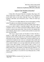 Summaries, Notes 'Zigmunds Freids “Dzejnieks un fantazēšana”', 1.