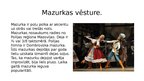 Presentations 'Mazurka', 2.