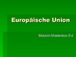 Presentations 'Europäische Union', 1.