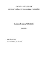 Research Papers 'Senās Romas civilizācija', 1.