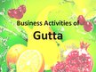 Presentations 'Business Activities of "Gutta"', 1.