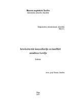 Research Papers 'Interkulturālā komunikācija un konflikti mūsdienu Latvijā', 1.