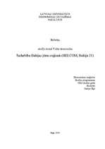 Research Papers 'Sadarbība Baltijas jūras reģionā (HELCOM un Baltija 21)', 1.