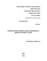Research Papers 'Latvijas un Lietuvas izglītības sistēmu salīdzināšana', 1.