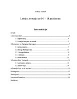 Research Papers 'Latvijas teritorija no 16. līdz 18.gadsimtam', 1.