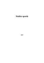 Summaries, Notes 'Stafete sportā', 1.