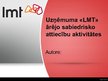Presentations 'Uzņēmuma "LMT" ārējo sabiedrisko attiecību aktivitātes', 1.