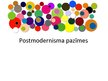 Presentations 'Postmodernisms', 3.