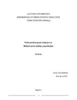 Research Papers 'Vides piesārņojuma ietekme uz Baltijas jūras zīdītāju populācijām', 1.