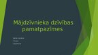 Presentations 'Mājdzīvnieka dzīvības pamatpazīmes', 1.