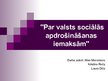 Presentations 'Valsts Sociālās apdrošināšanas obligātās iemaksas', 1.