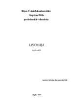 Research Papers 'Livonija', 1.